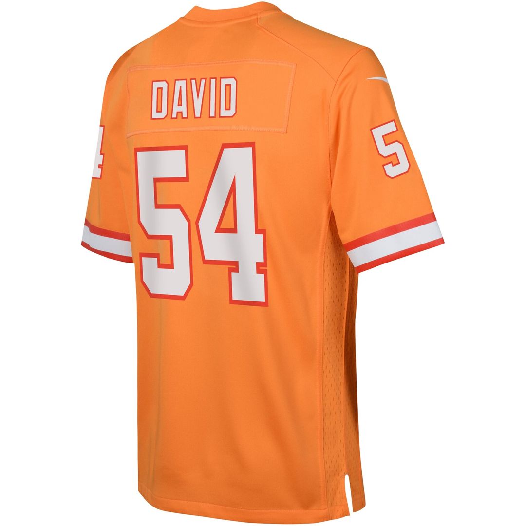 Lavonte David Tampa Bay Buccaneers Nike Youth Game Jersey - Orange Official NFL Team Apparel Football Fan Gear