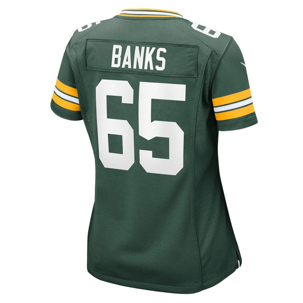 Aaron Banks Green Bay Packers Nike Women's Team Game Jersey - Green Official NFL Team Apparel Football Fan Gear