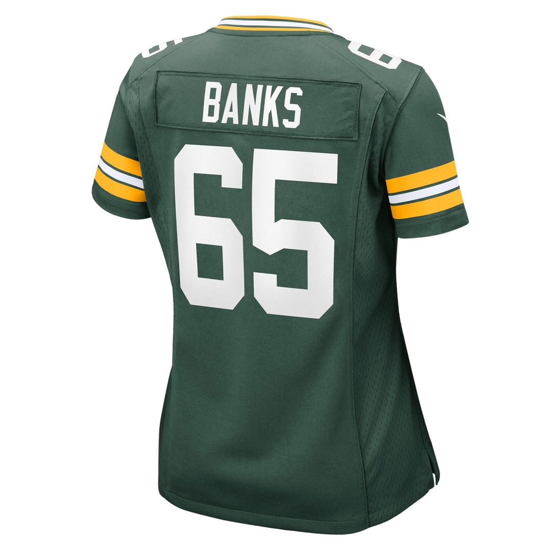 Aaron Banks Green Bay Packers Nike Women's Team Game Jersey - Green Official NFL Team Apparel Football Fan Gear
