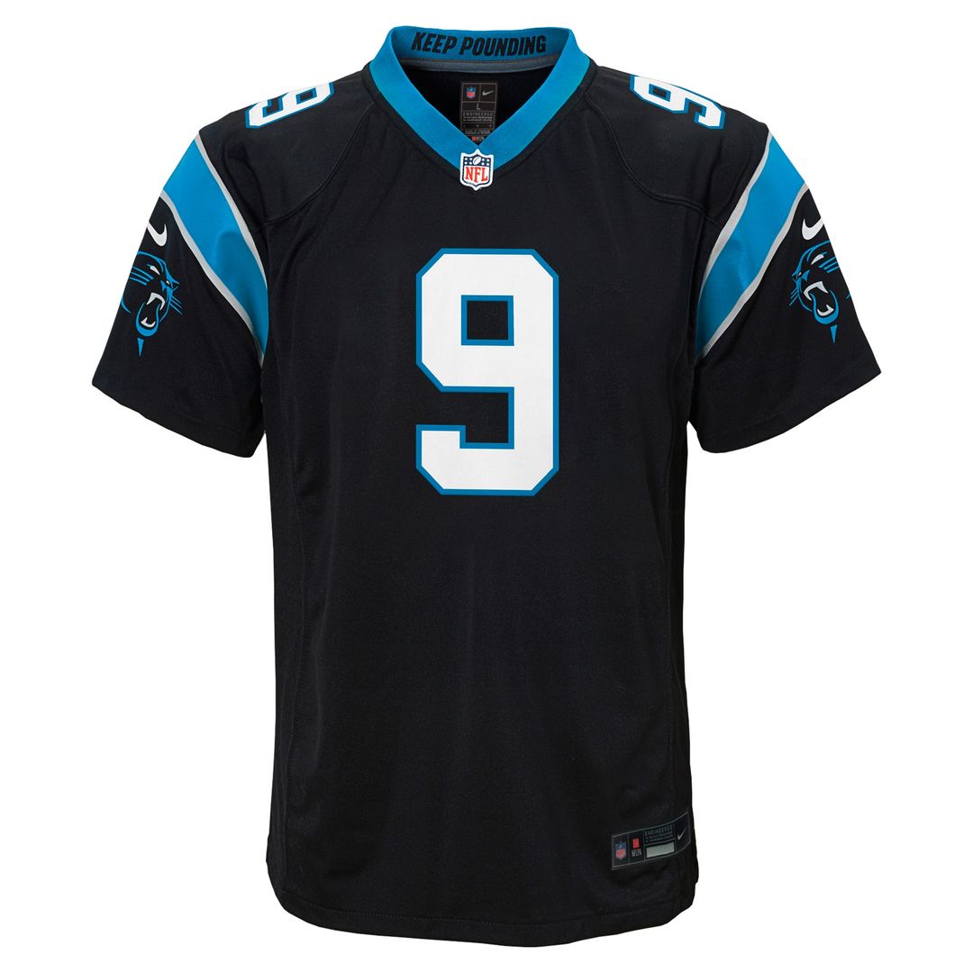 Bryce Young Carolina Panthers Nike Youth Game Jersey - Black Official NFL Team Apparel Football Fan Gear