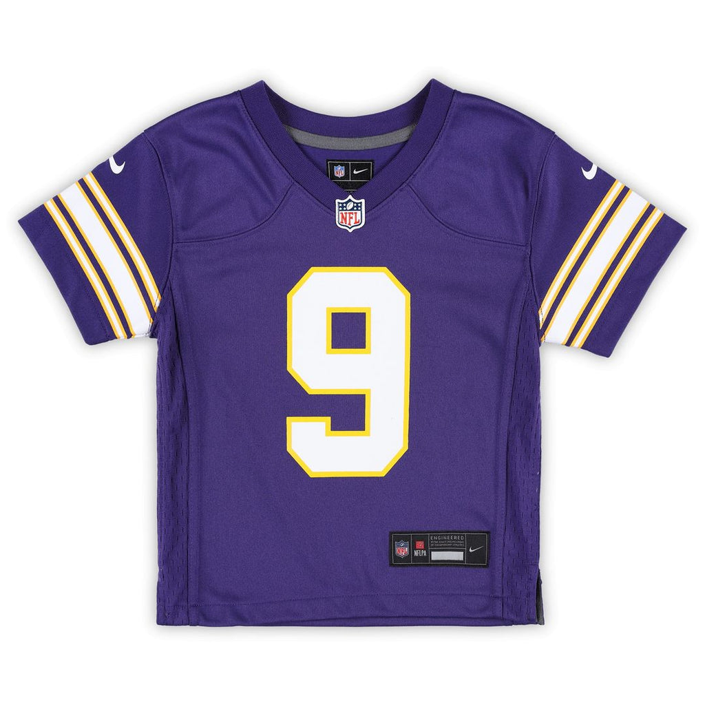 J.J. McCarthy Minnesota Vikings Nike Toddler Classic Player Game Jersey - Purple Official NFL Team Apparel Football Fan Gear
