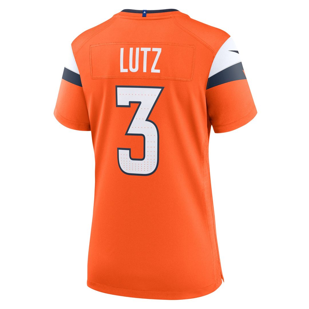 Wil Lutz Denver Broncos Nike Women's Team Game Jersey - Orange Official NFL Team Apparel Football Fan Gear