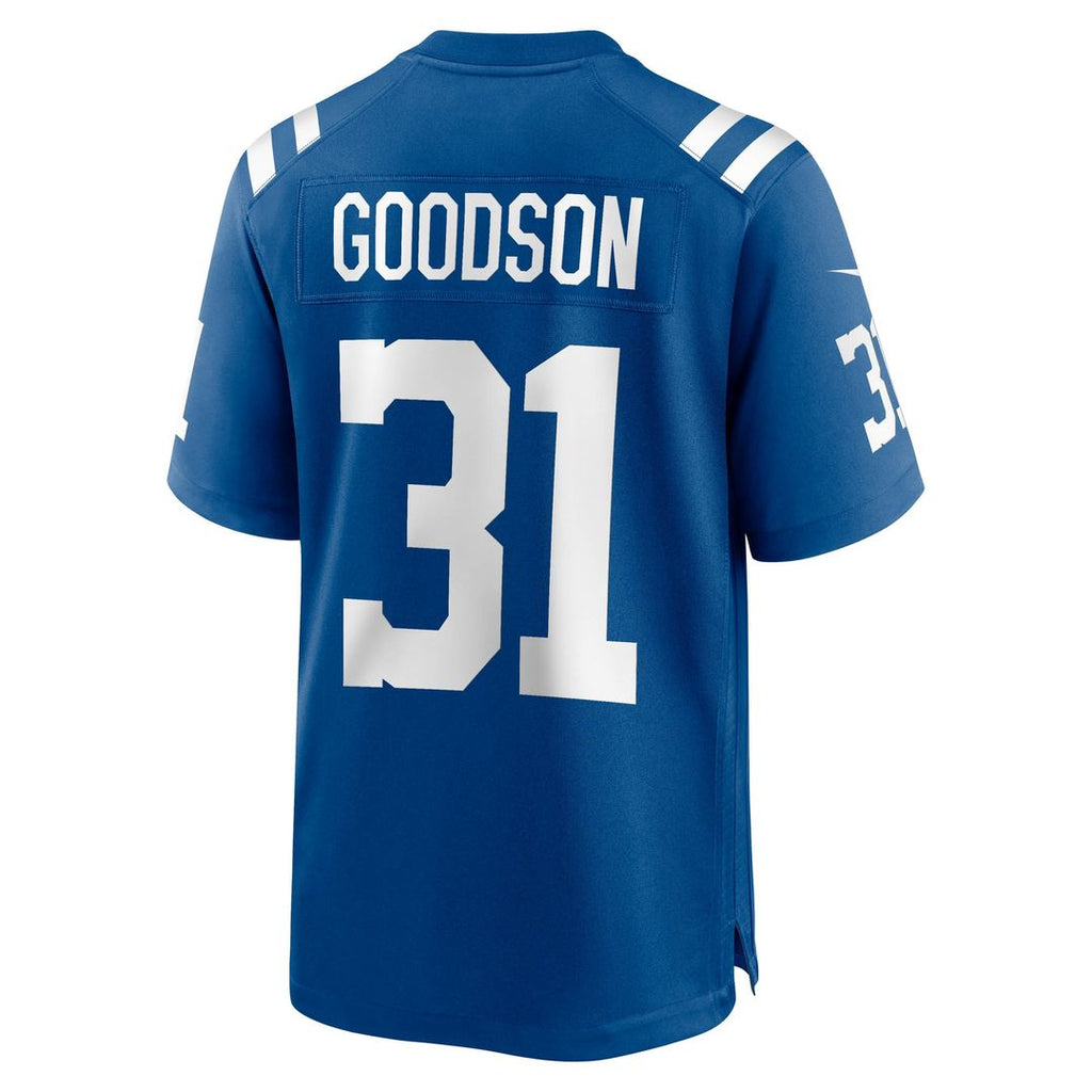 Tyler Goodson Indianapolis Colts Nike Game Jersey - Royal Official NFL Team Apparel Football Fan Gear