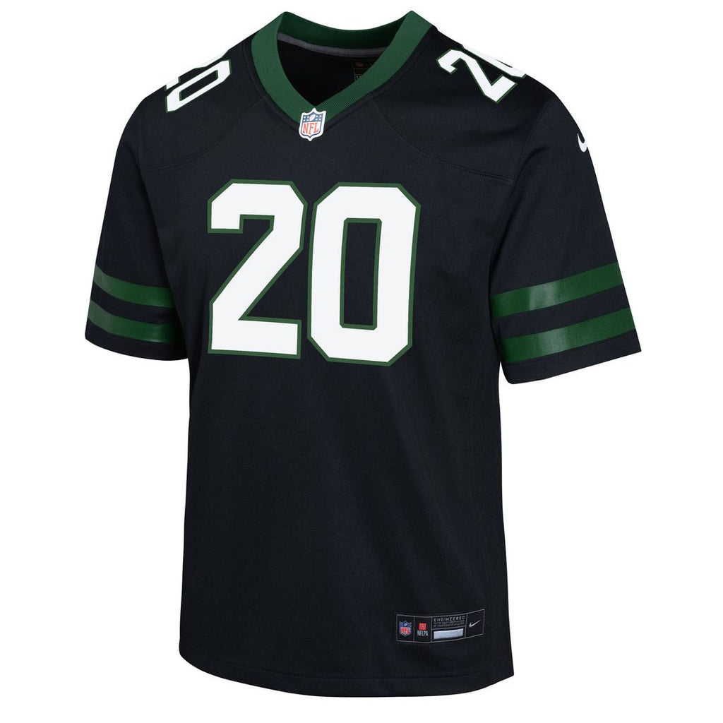 Breece Hall New York Jets Nike Youth Game Jersey - Black Official NFL Team Apparel Football Fan Gear