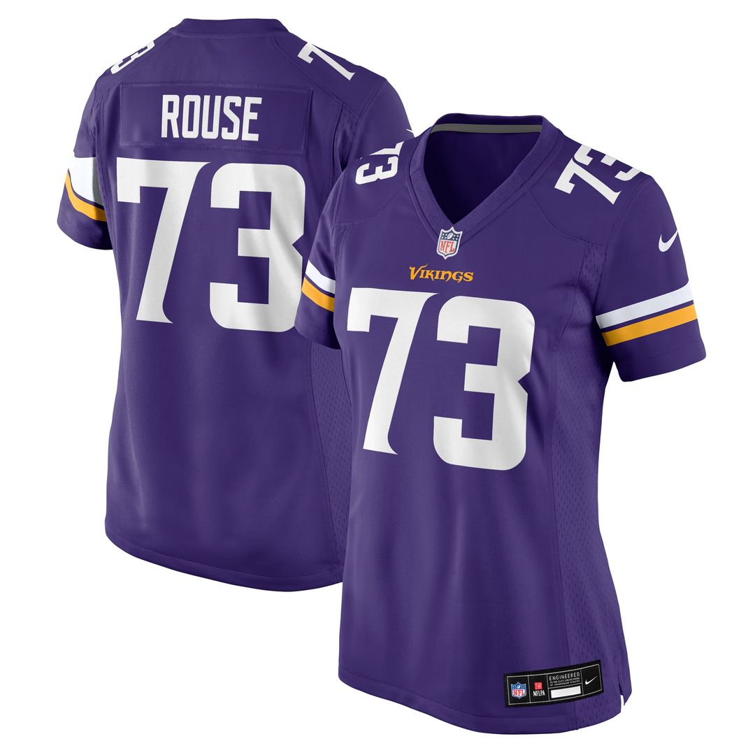 Walter Rouse Minnesota Vikings Nike Women's Team Game Jersey - Purple Official NFL Team Apparel Football Fan Gear