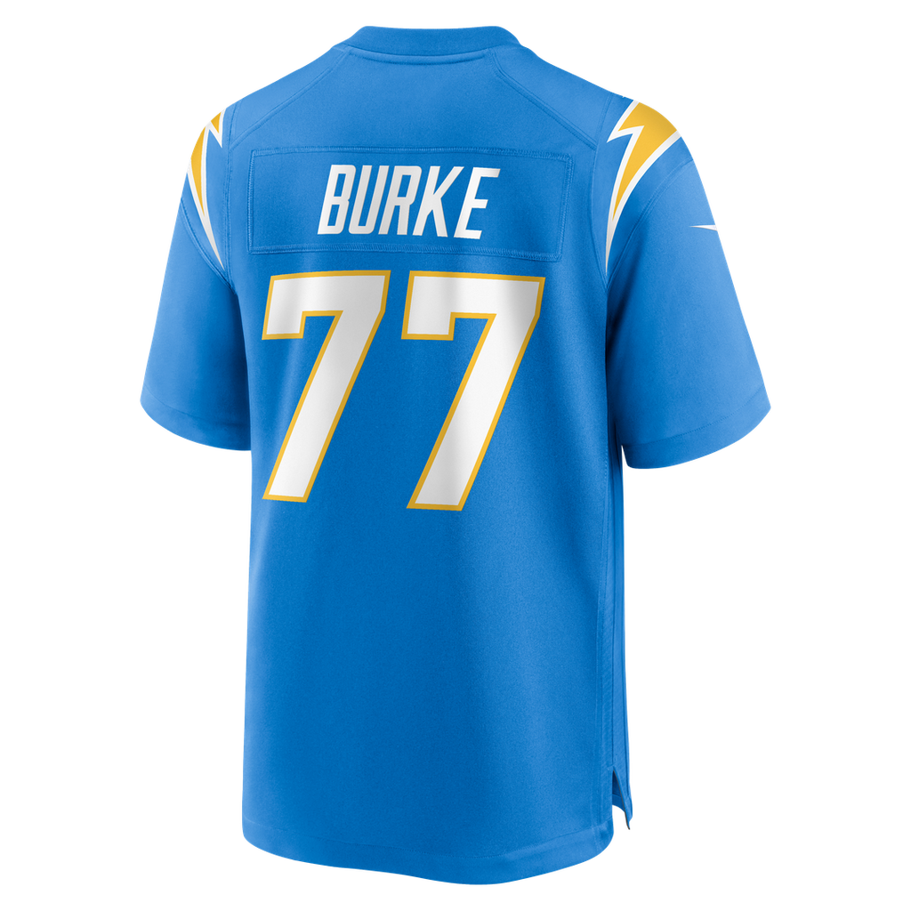 Travis Burke Los Angeles Chargers Nike Team Game Jersey - Powder Blue Official NFL Team Apparel Football Fan Gear