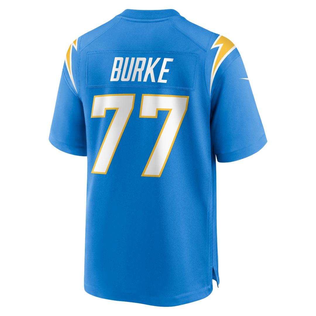 Travis Burke Los Angeles Chargers Nike Team Game Jersey - Powder Blue Official NFL Team Apparel Football Fan Gear