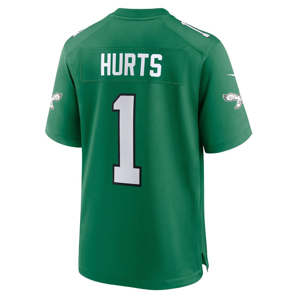Jalen Hurts Philadelphia Eagles Nike Youth Game Jersey - Green Official NFL Team Apparel Football Fan Gear