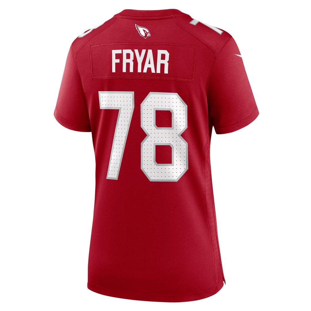 Josh Fryar Arizona Cardinals Nike Women's Team Game Jersey - Cardinal Official NFL Team Apparel Football Fan Gear