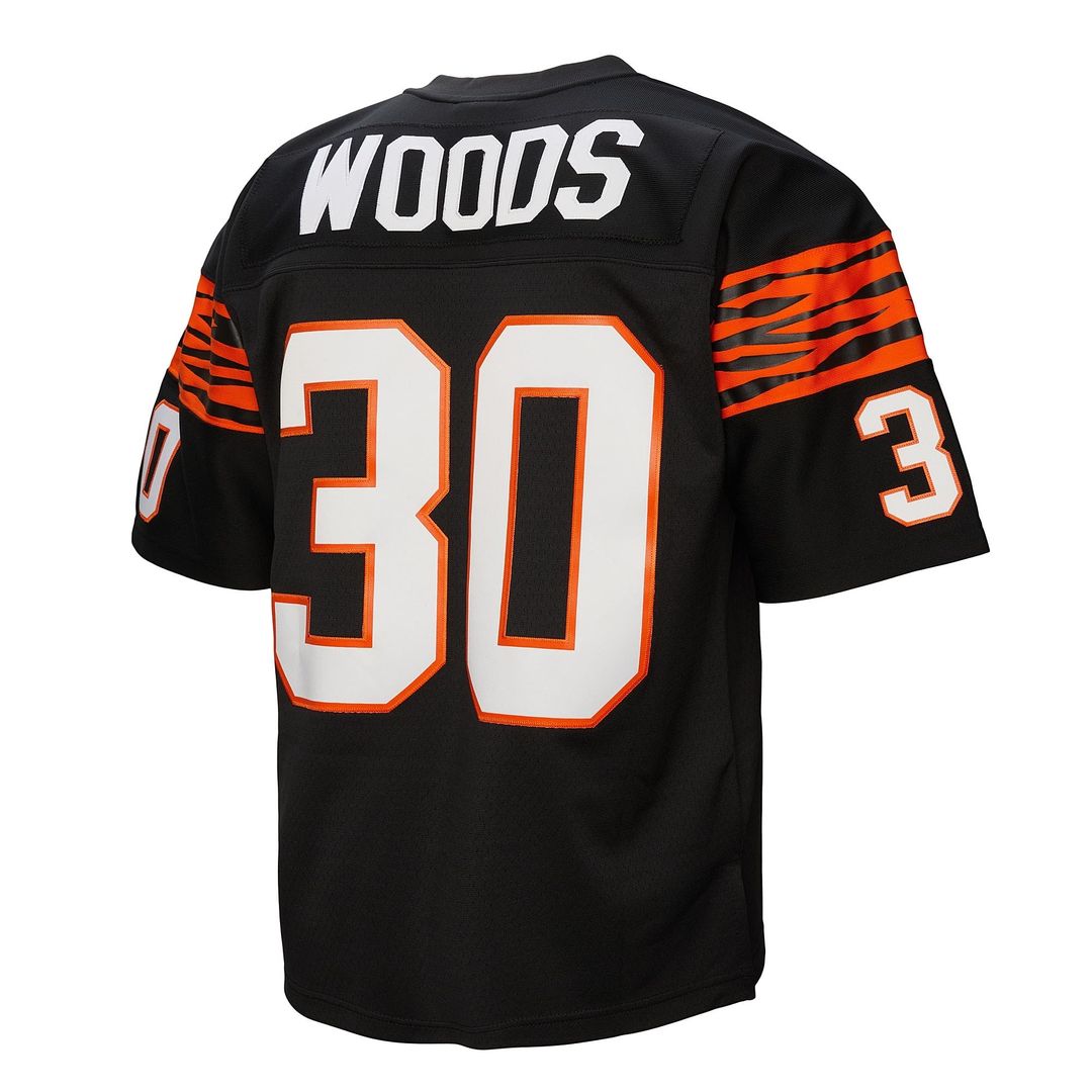 Ickey Woods Cincinnati Bengals Mitchell & Ness 1988 Legacy Replica Jersey - Black Official NFL Team Apparel Football Fan Gear