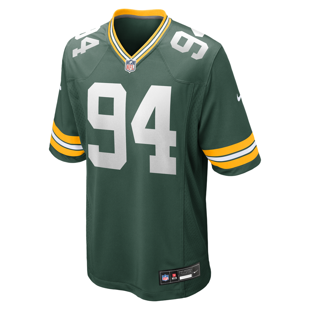 Karl Brooks Green Bay Packers Nike Game Jersey - Green Official NFL Team Apparel Football Fan Gear