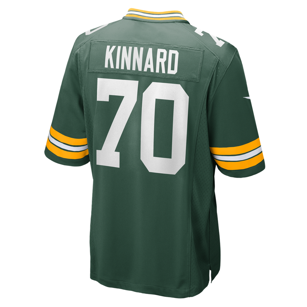 Darian Kinnard Green Bay Packers Nike Team Game Jersey - Green Official NFL Team Apparel Football Fan Gear