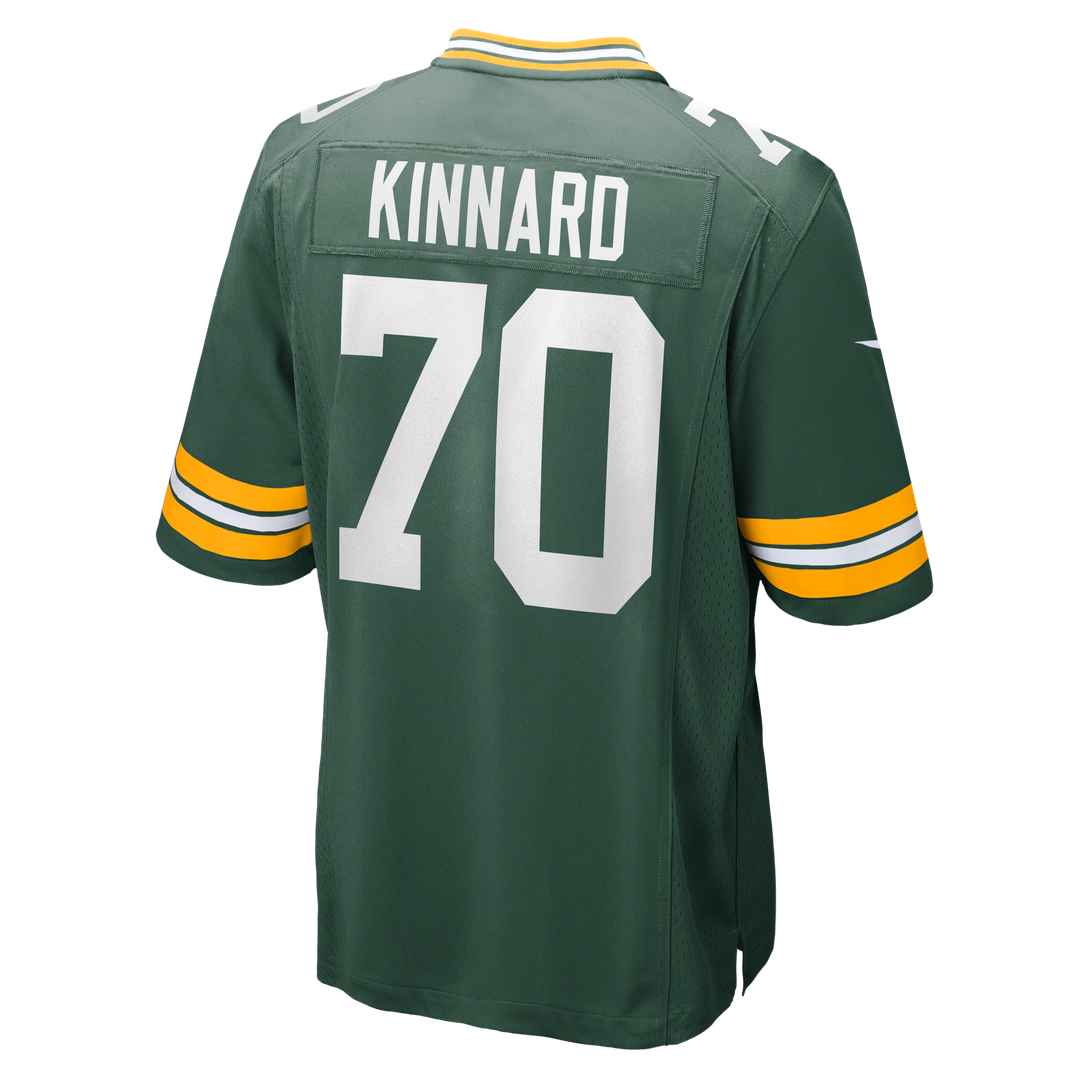Darian Kinnard Green Bay Packers Nike Team Game Jersey - Green Official NFL Team Apparel Football Fan Gear