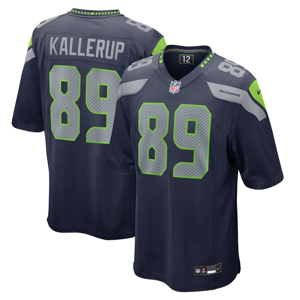 Nick Kallerup Seattle Seahawks Nike Team Game Jersey - College Navy Official NFL Team Apparel Football Fan Gear