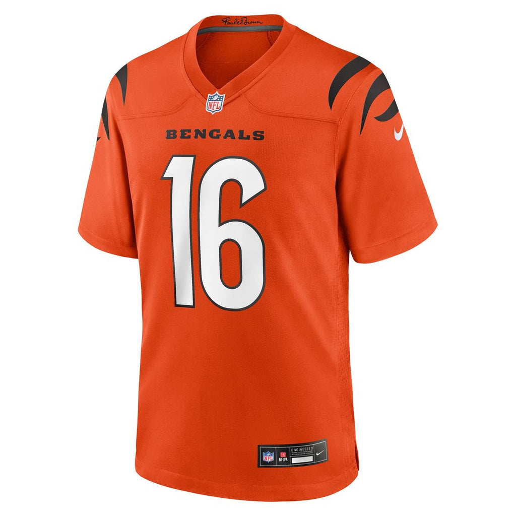 Joe Flacco Cincinnati Bengals Nike Alternate Game Jersey - Orange Official NFL Team Apparel Football Fan Gear