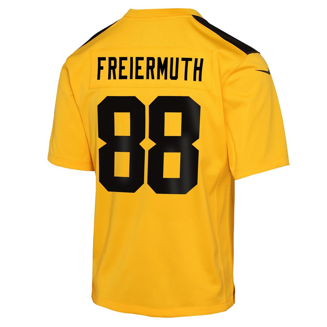 Pat Freiermuth Pittsburgh Steelers Nike Youth Alternate 1933 Throwback Game Jersey - Gold Official NFL Team Apparel Football Fan Gear