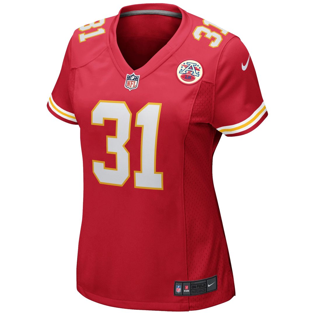 Priest Holmes Kansas City Chiefs Nike Women's Game Retired Player Jersey - Red Official NFL Team Apparel Football Fan Gear