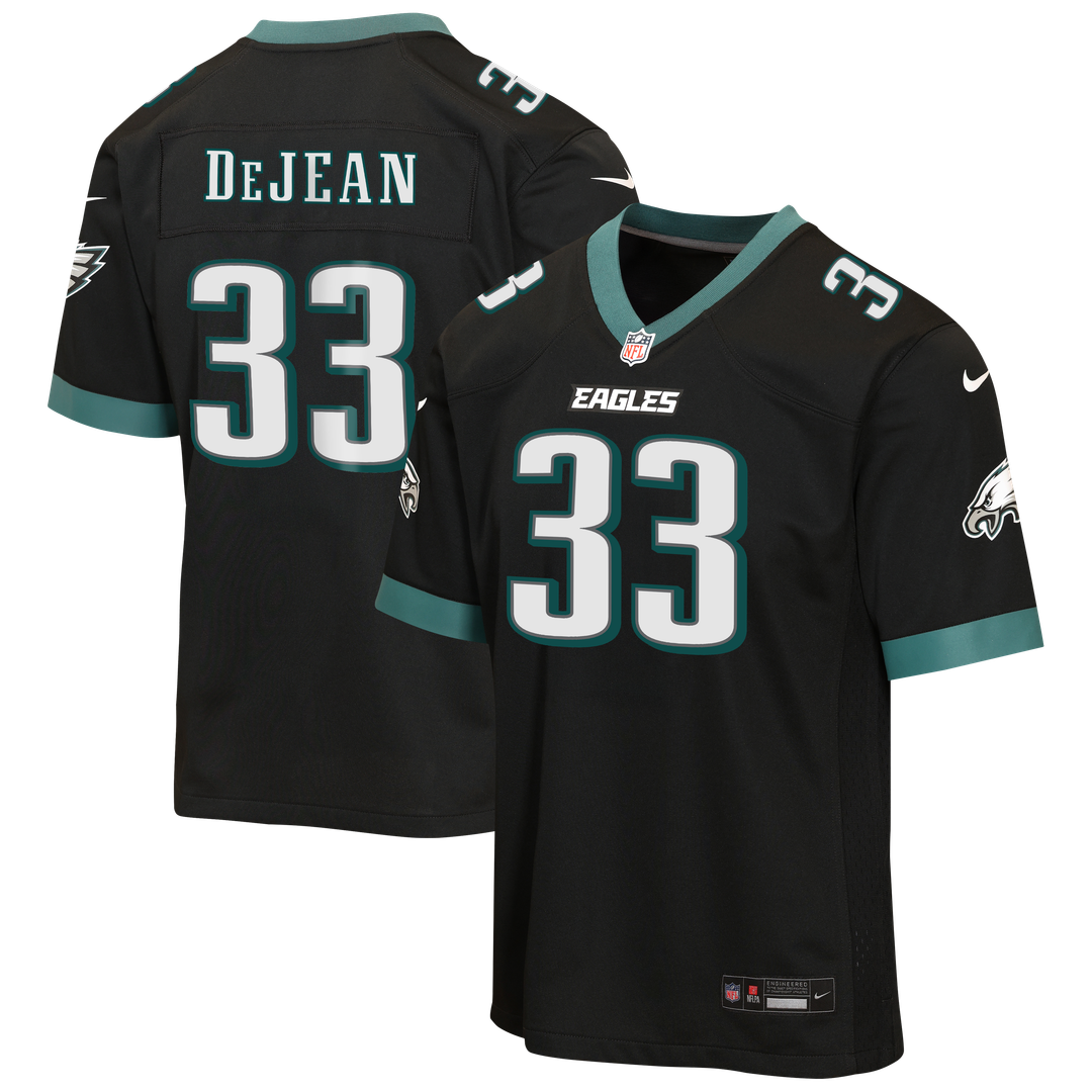 Cooper DeJean Philadelphia Eagles Nike Youth Team Game Jersey - Midnight Green Official NFL Team Apparel Football Fan Gear