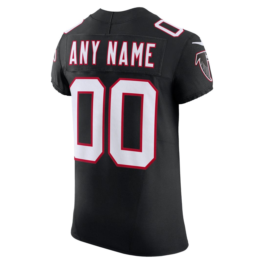 Atlanta Falcons Nike Vapor F.U.S.E. Elite Custom Jersey - Black Official NFL Team Apparel Football Fan Gear