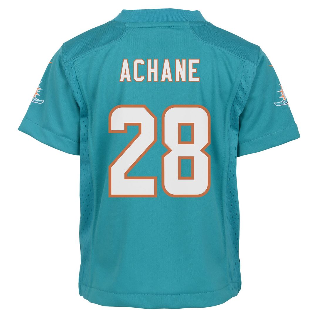 De’Von Achane Miami Dolphins Nike Toddler Game Jersey - Aqua Official NFL Team Apparel Football Fan Gear