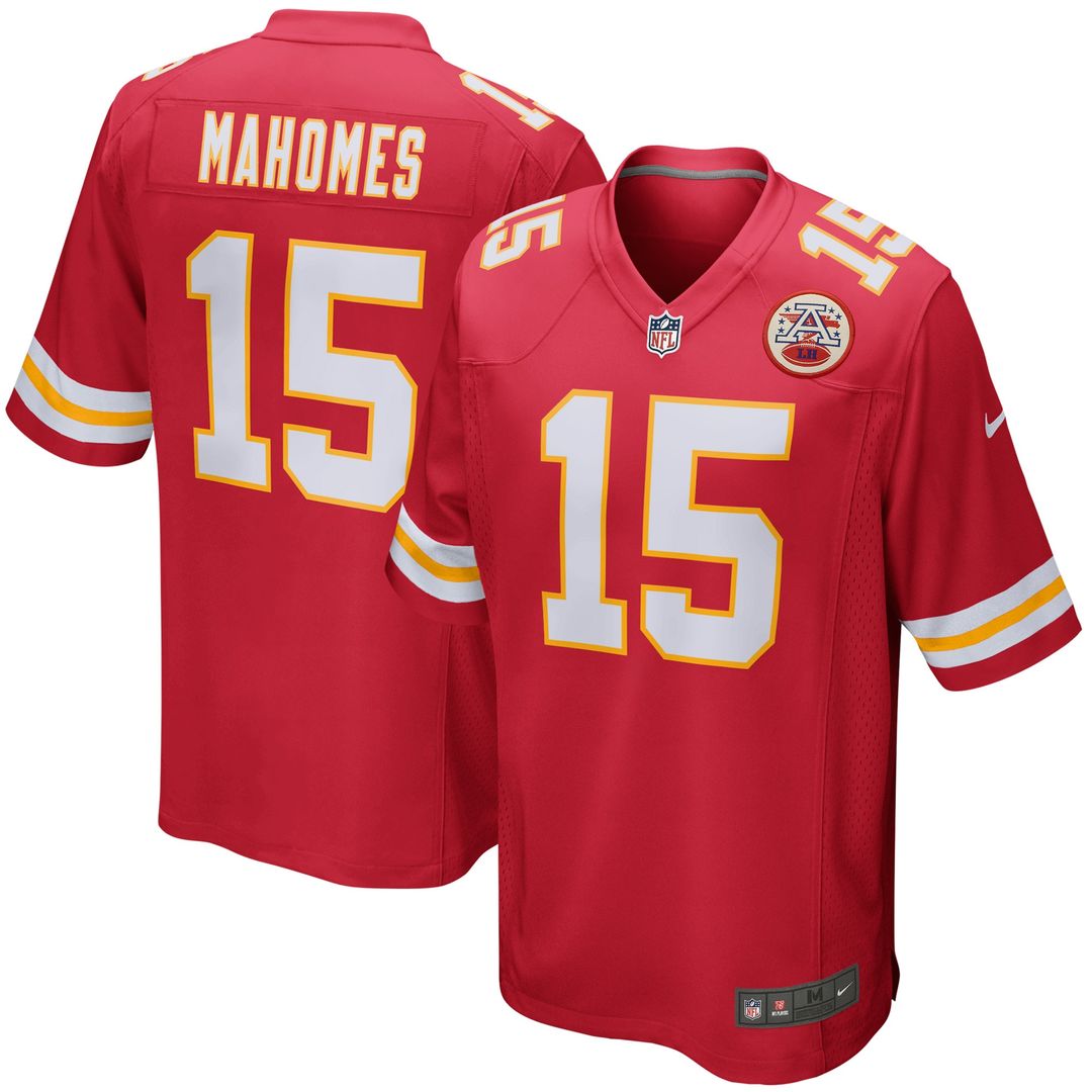 Patrick Mahomes Kansas City Chiefs Nike Youth Game Jersey - Red Official NFL Team Apparel Football Fan Gear