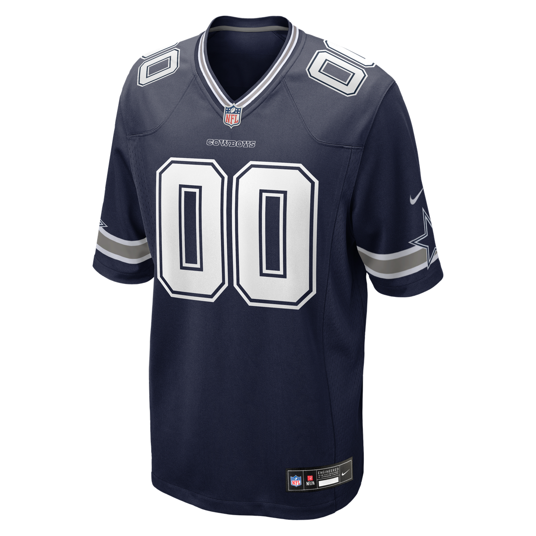 Dallas Cowboys Nike Custom Game Jersey - Navy Official NFL Team Apparel Football Fan Gear