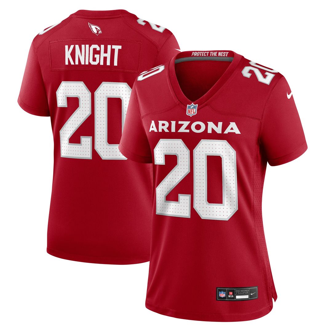 Zonovan Knight Arizona Cardinals Nike Women's Team Game Jersey - Cardinal Official NFL Team Apparel Football Fan Gear