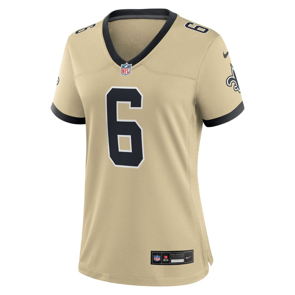 Tyler Shough New Orleans Saints Nike Women's Game Jersey - Black Official NFL Team Apparel Football Fan Gear