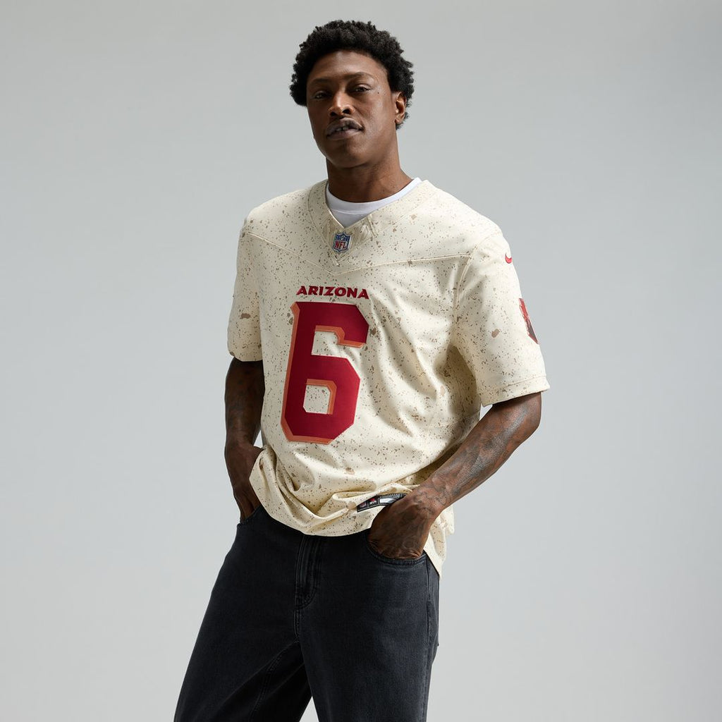 James Conner Arizona Cardinals Nike 2025 Rivalries Collection Stitched Limited Jersey - Natural Official NFL Team Apparel Football Fan Gear