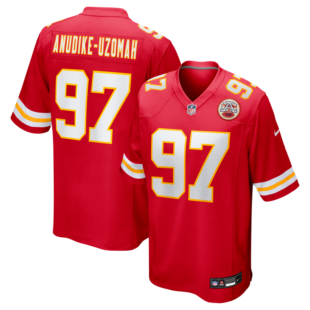 Felix Anudike-Uzomah Kansas City Chiefs Nike Game Jersey - Red Official NFL Team Apparel Football Fan Gear