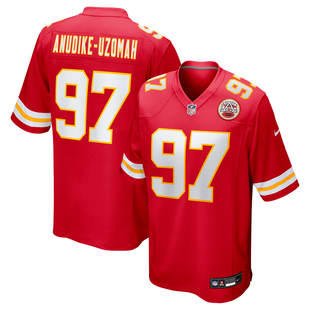 Felix Anudike-Uzomah Kansas City Chiefs Nike Game Jersey - Red Official NFL Team Apparel Football Fan Gear