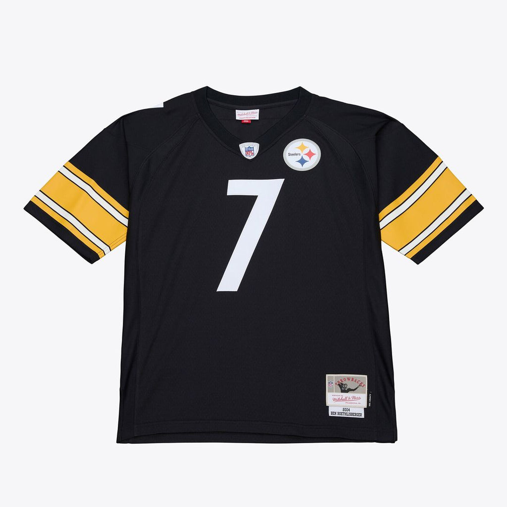 Ben Roethlisberger Pittsburgh Steelers Mitchell & Ness 2004 Big & Tall Legacy Retired Player Jersey - Black Official NFL Team Apparel Football Fan Gea