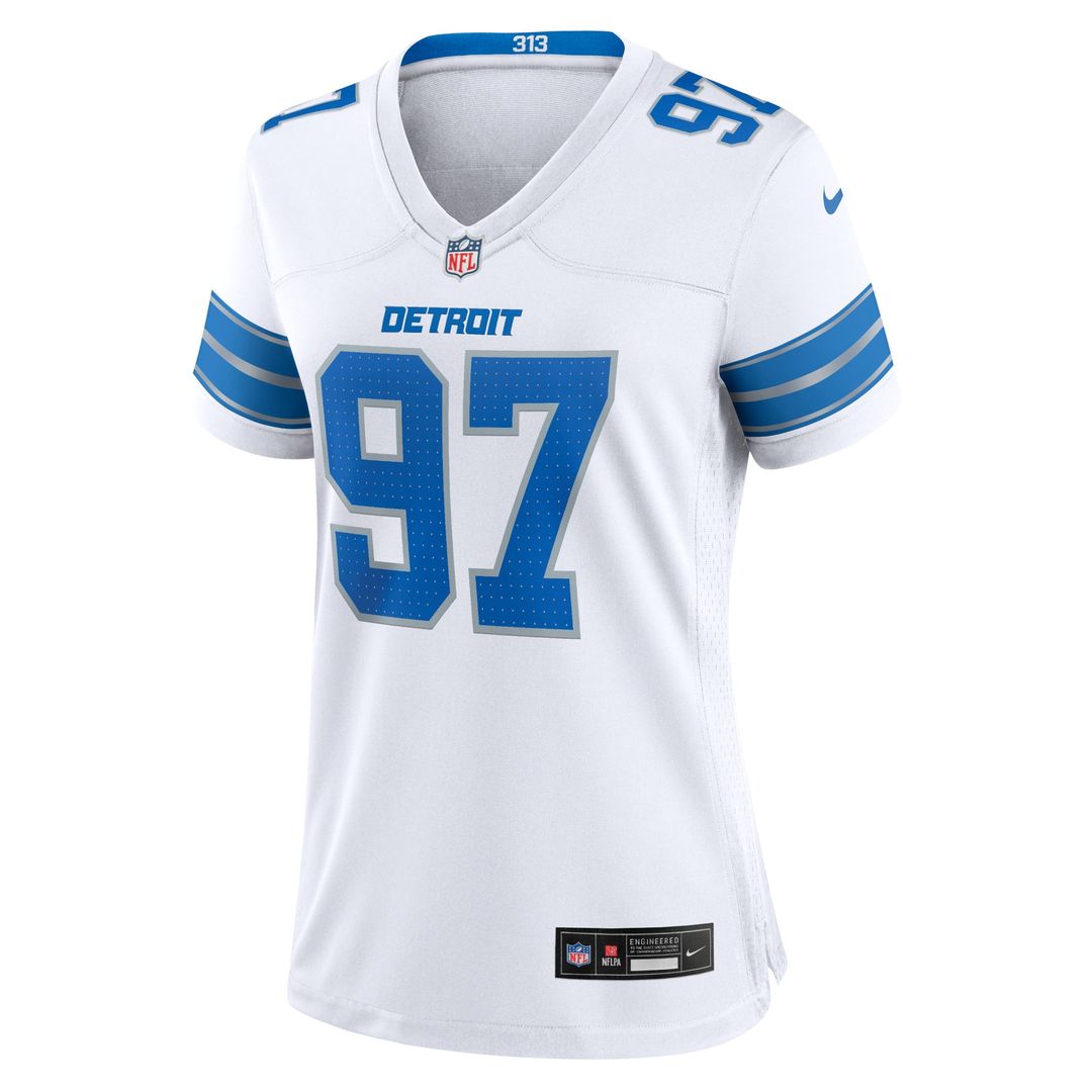 Aidan Hutchinson Detroit Lions Nike Women's Alternate Game Jersey - Blue Official NFL Team Apparel Football Fan Gear