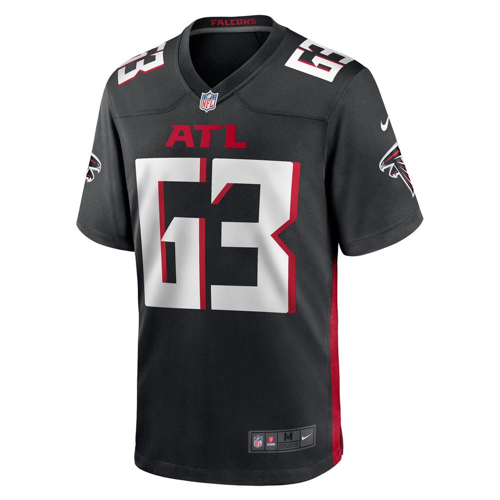 Chris Lindstrom Atlanta Falcons Nike Team Game Jersey - Black Official NFL Team Apparel Football Fan Gear
