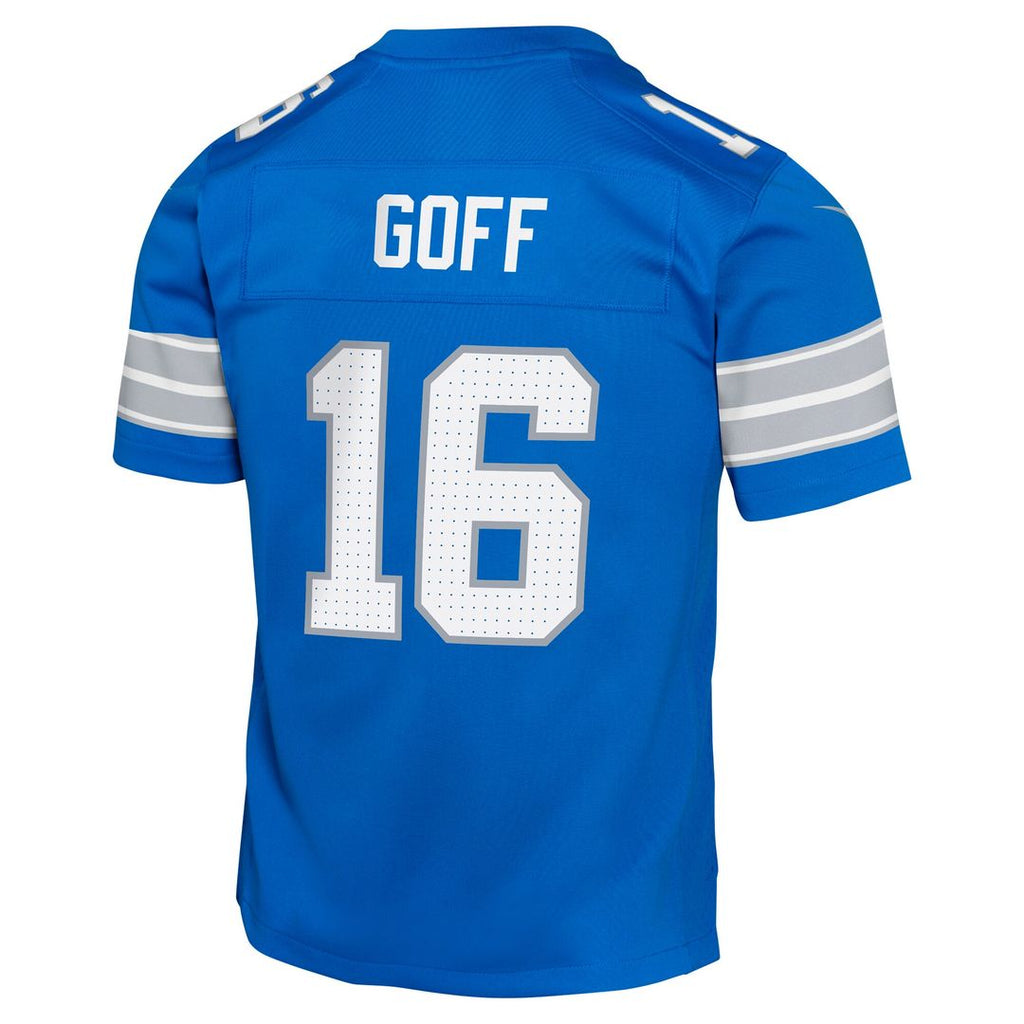 Jared Goff Detroit Lions Nike Youth Game Jersey - Blue Official NFL Team Apparel Football Fan Gear