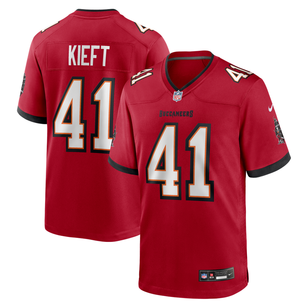 Ko Kieft Tampa Bay Buccaneers Nike Game Player Jersey - Red Official NFL Team Apparel Football Fan Gear