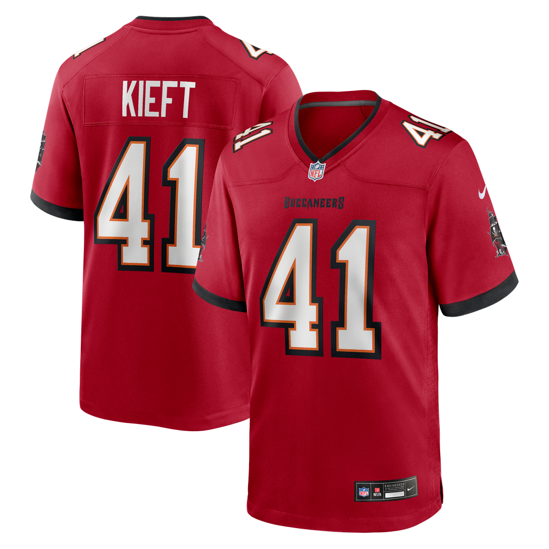 Ko Kieft Tampa Bay Buccaneers Nike Game Player Jersey - Red Official NFL Team Apparel Football Fan Gear