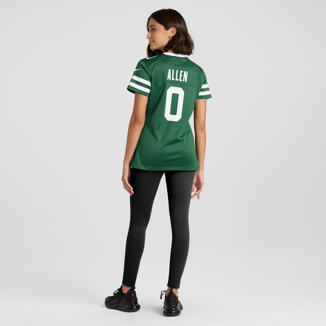 Braelon Allen New York Jets Nike Women's Game Jersey - Legacy Green Official NFL Team Apparel Football Fan Gear