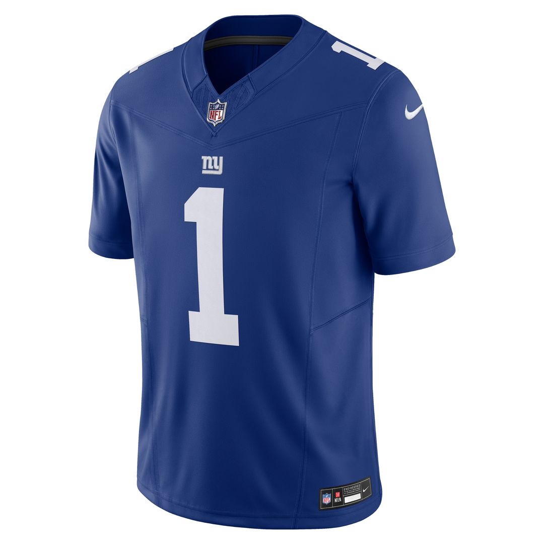 Malik Nabers New York Giants Nike Vapor F.U.S.E. Limited Jersey - Royal Official NFL Team Apparel Football Fan Gear