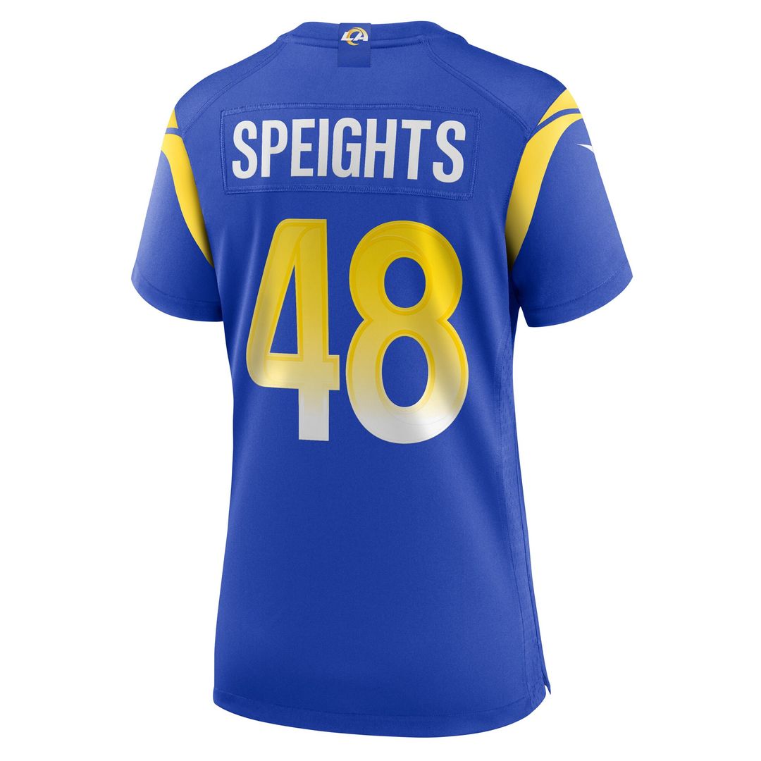 Omar Speights Los Angeles Rams Nike Women's Game Jersey - Royal Official NFL Team Apparel Football Fan Gear