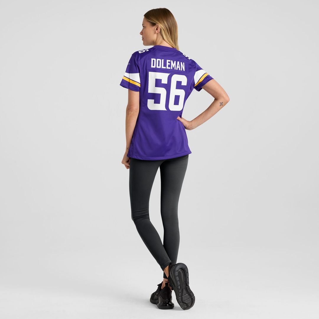 Chris Doleman Minnesota Vikings Nike Women's Game Retired Player Jersey - Purple Official NFL Team Apparel Football Fan Gear