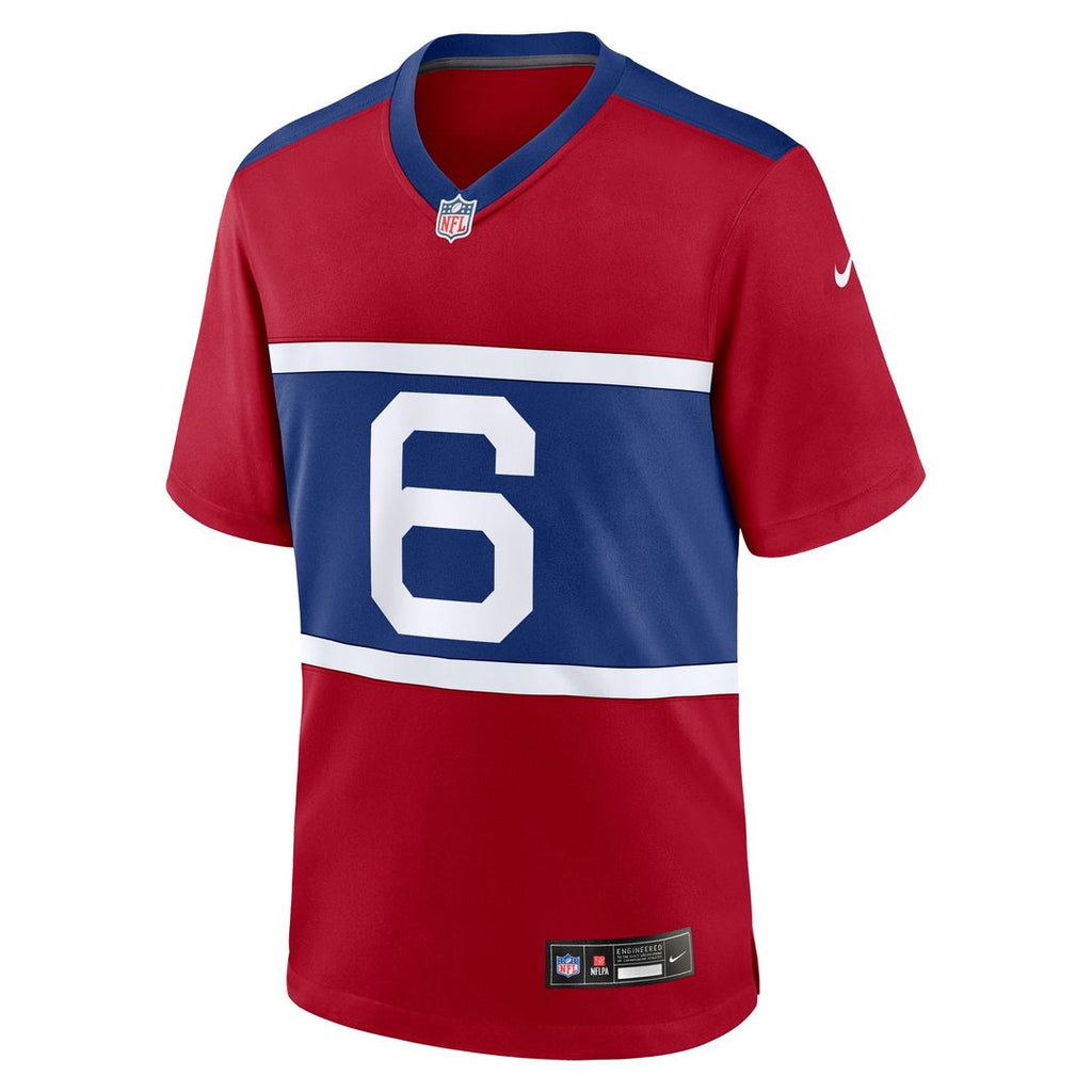 Jaxson Dart New York Giants Nike Team Game Jersey - Royal Official NFL Team Apparel Football Fan Gear