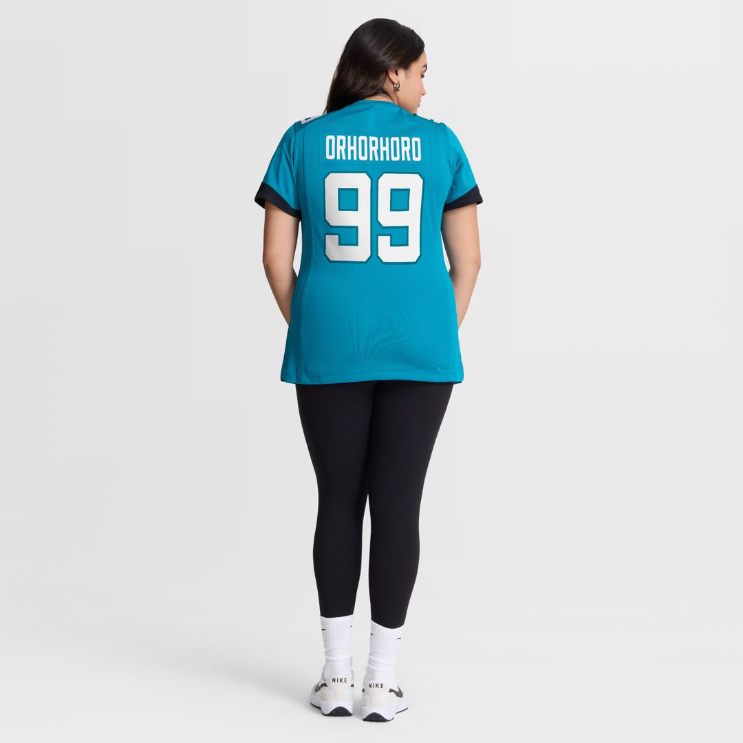 Ruke Orhorhoro Jacksonville Jaguars Nike Women's Team Game Jersey - Teal Official NFL Team Apparel Football Fan Gear