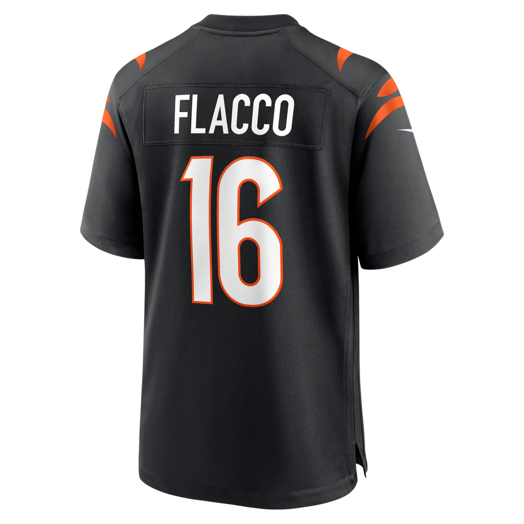 Joe Flacco Cincinnati Bengals Nike Team Game Jersey - Black Official NFL Team Apparel Football Fan Gear