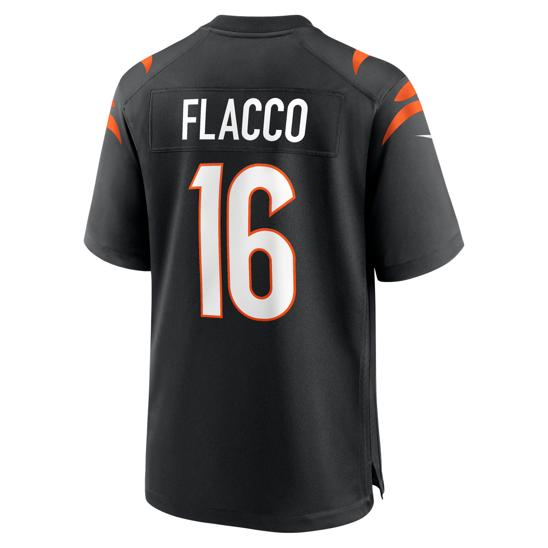 Joe Flacco Cincinnati Bengals Nike Team Game Jersey - Black Official NFL Team Apparel Football Fan Gear