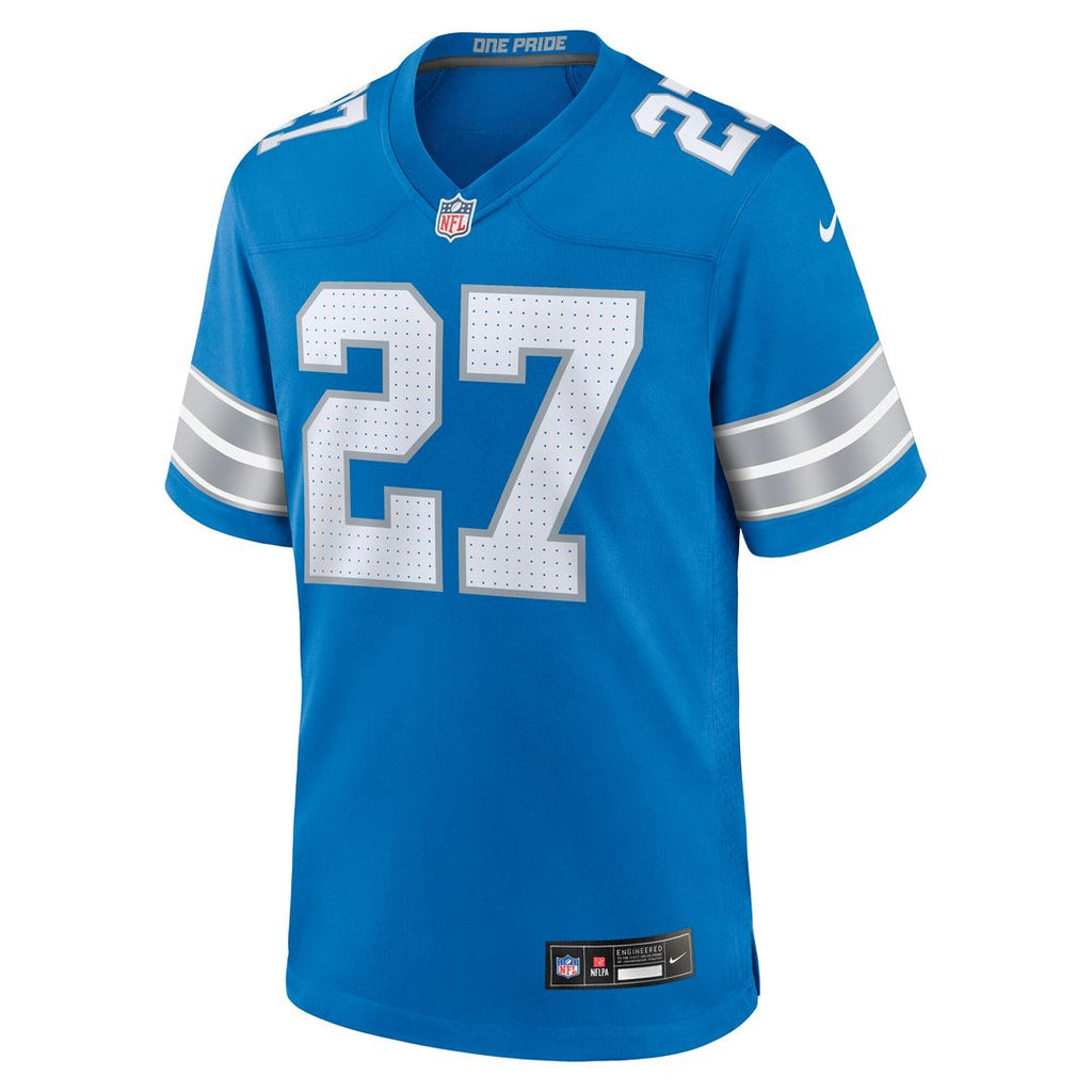 Arthur Maulet Detroit Lions Nike Team Game Jersey - Blue Official NFL Team Apparel Football Fan Gear