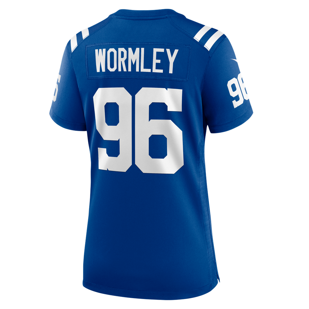 Chris Wormley Indianapolis Colts Nike Women's Team Game Jersey - Royal Official NFL Team Apparel Football Fan Gear