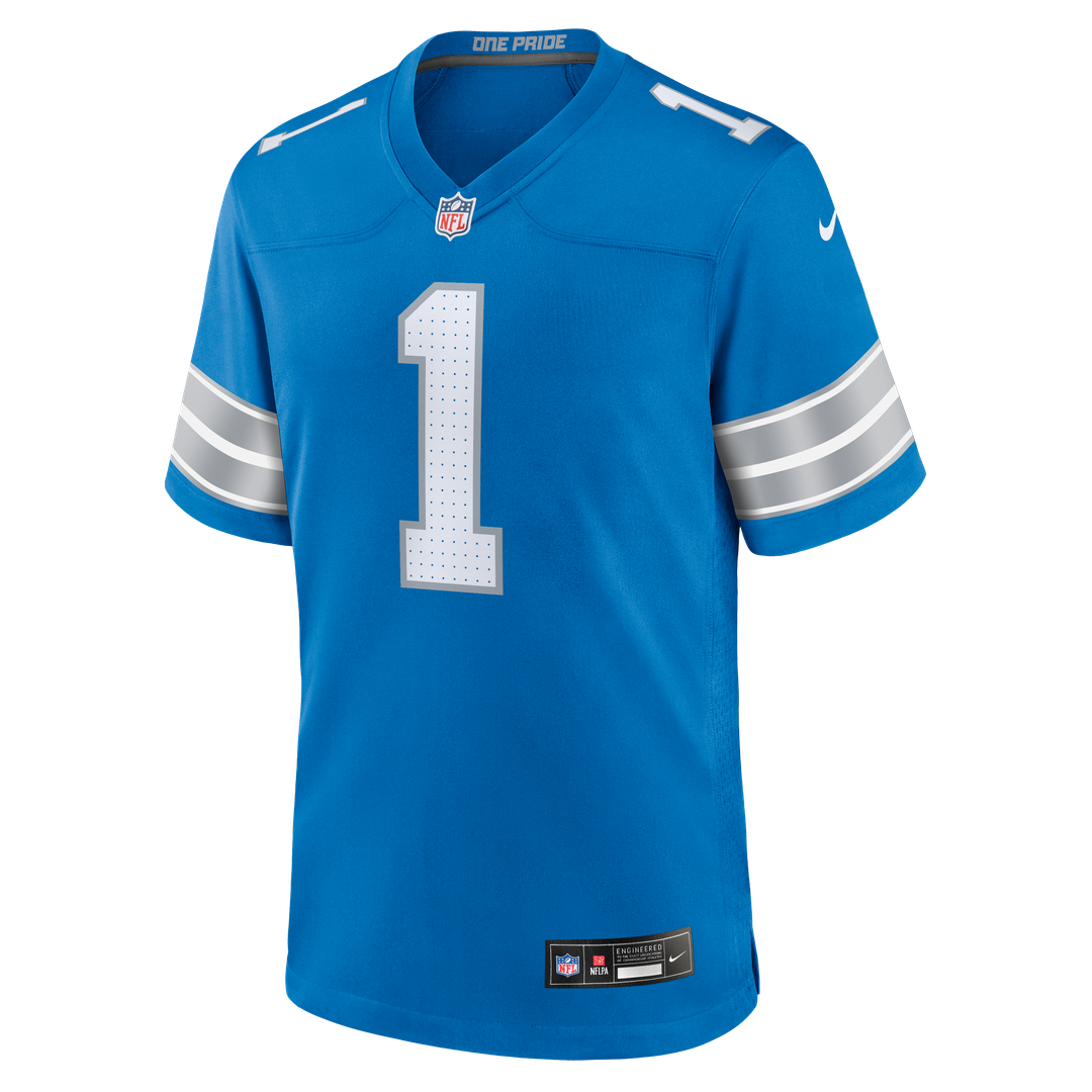 Blake Miller Detroit Lions Nike 2026 NFL Draft First Round Pick No. 17 Team Game Jersey - Blue Official NFL Team Apparel Football Fan Gear
