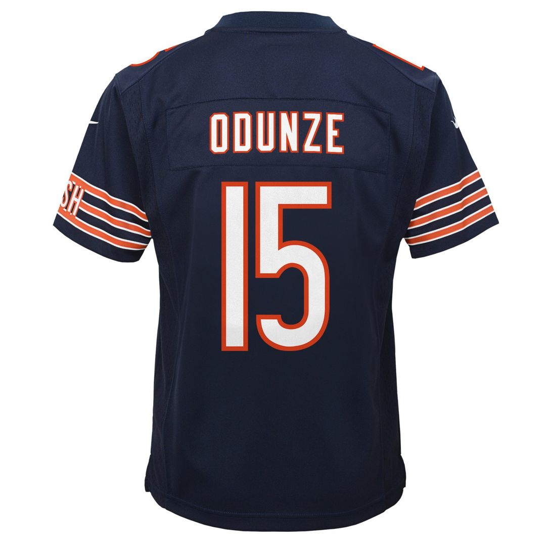Rome Odunze Chicago Bears Nike Youth Game Jersey - Navy Official NFL Team Apparel Football Fan Gear