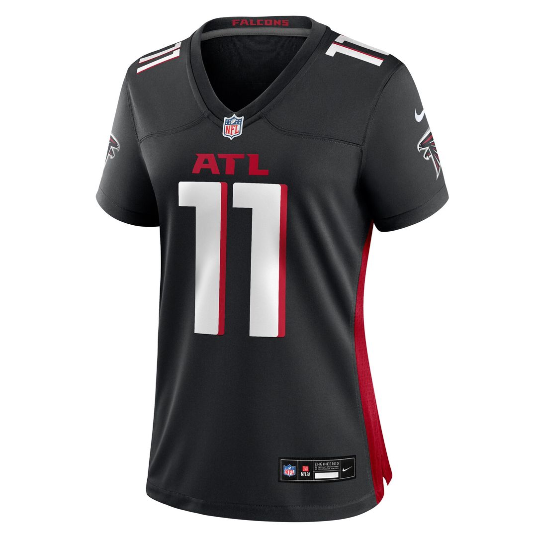 Jalon Walker Atlanta Falcons Nike Women's Team Game Jersey - Black Official NFL Team Apparel Football Fan Gear